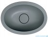 Omnires Shell M+ umywalka podblatowa 38x25 cm ash grey mat SHELL380UPAG